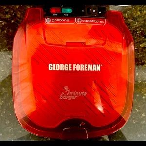 George foreman 5 minute burger